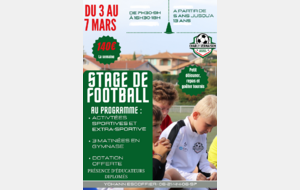 Stage du 03 au 07 Mars 2025